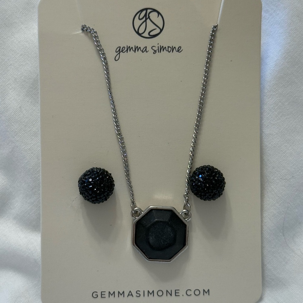 Black Jewelry Set
